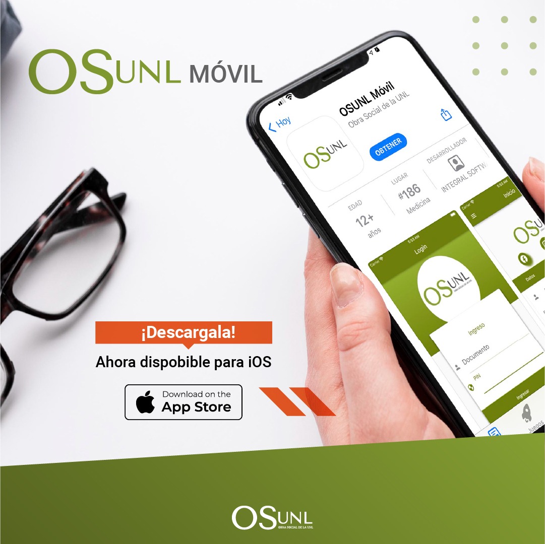 La app OSUNL Móvil, ya disponible para Iphone